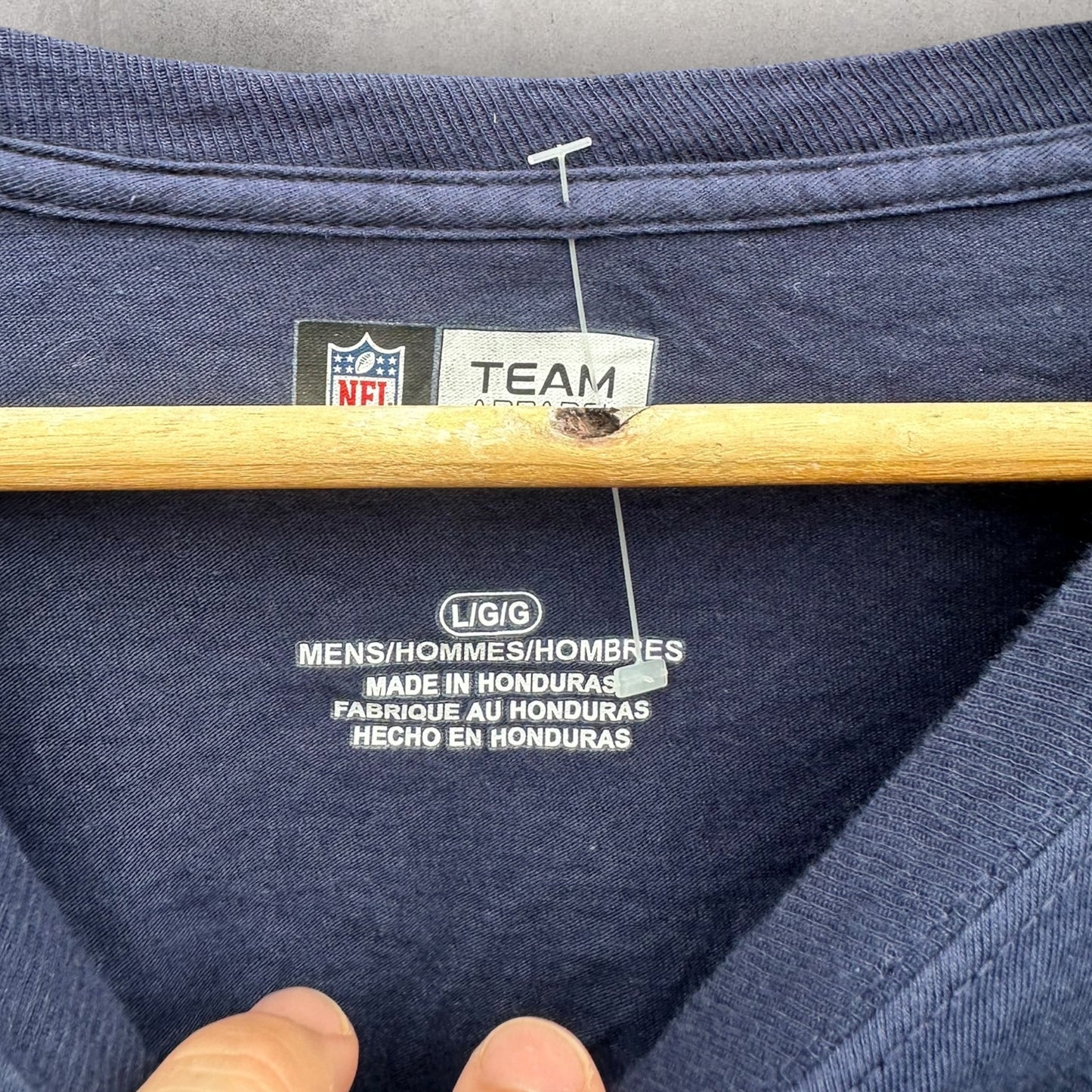DALLAS COWBOYS BLUE LONG SLEEVE NFL SHIRT