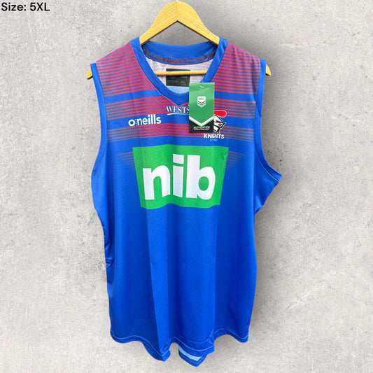 NEWCASTLE KNIGHTS TRAINING SINGLET BRAND NEW WITH TAGS