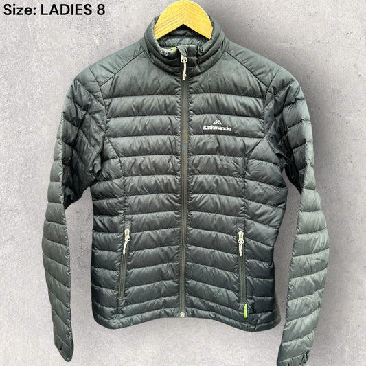 Kathmandu Duckdown 550 Black Ladies Puffer Jacket