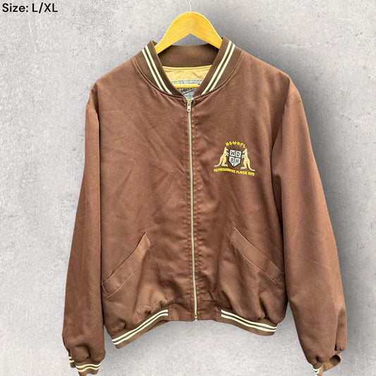 NSWRFL REPRESENTATIVE PLAYER 1979 BROWN VINTAGE JACKET