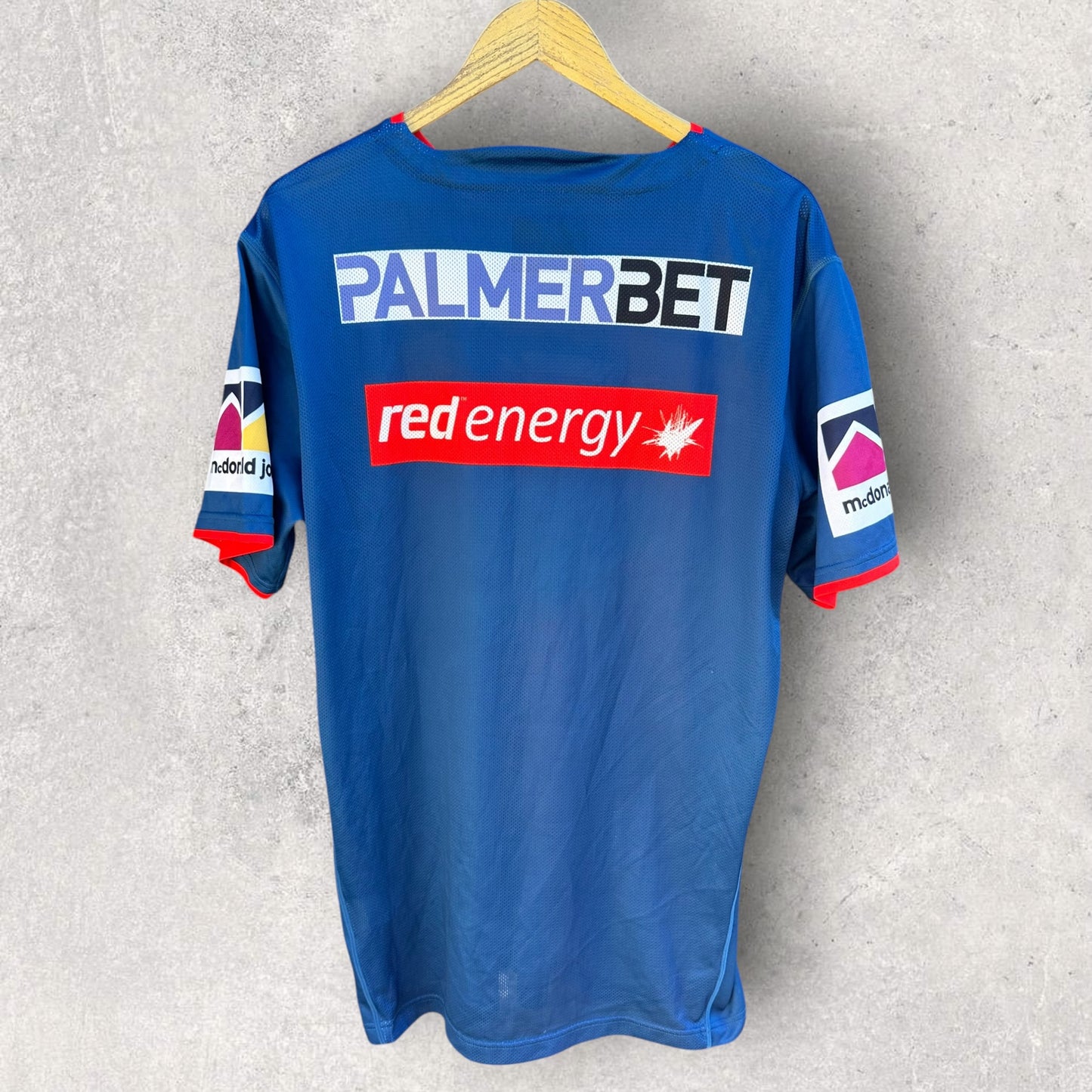 Newcastle Knights Classic Blue Short Sleeve Training Nrl Shirt