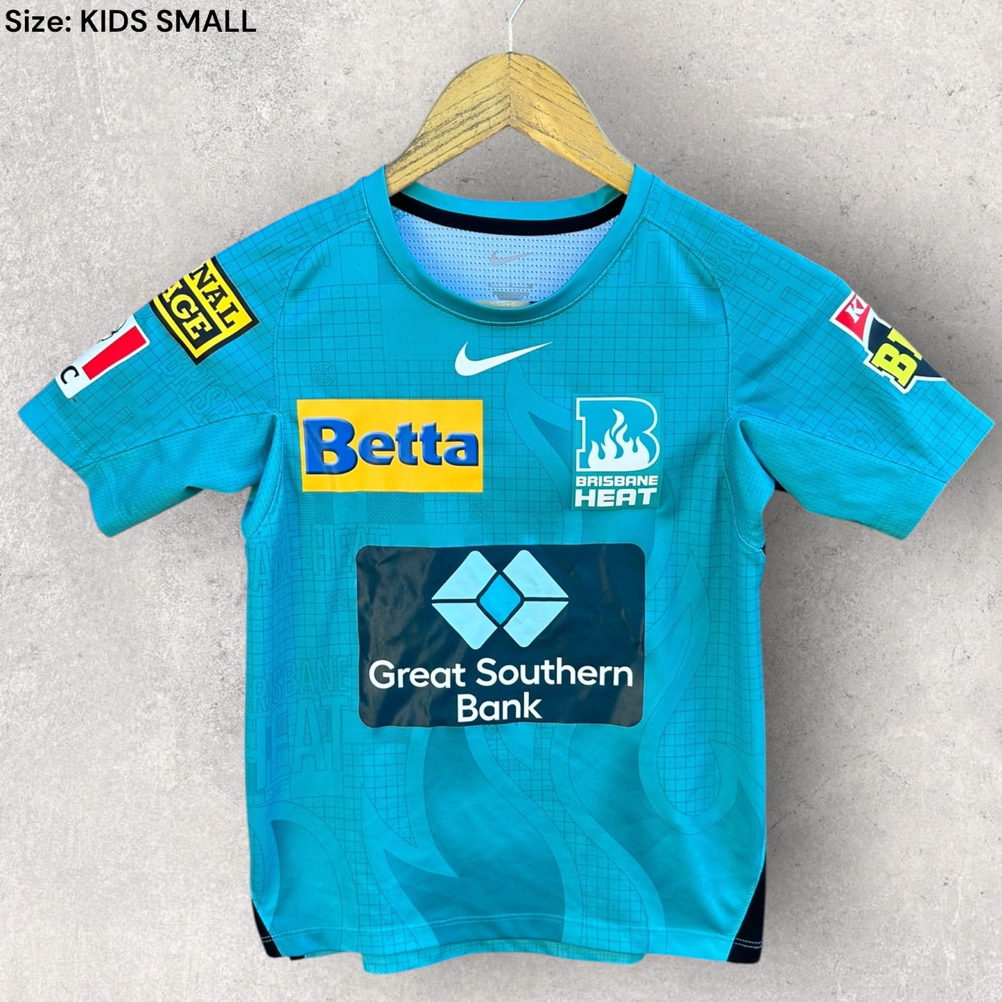 BRISBANE HEAT NIKE KIDS BBL CRICKET T20 JERSEY