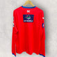 Delhi Capitals IPL Cricket Red Long Sleeve Coach Issued Training Shirt