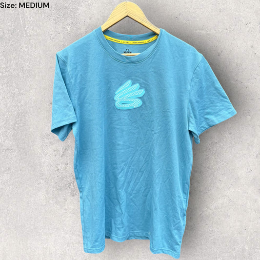 STEPH CURRY X UNDER ARMOUR BLUE SHIRT