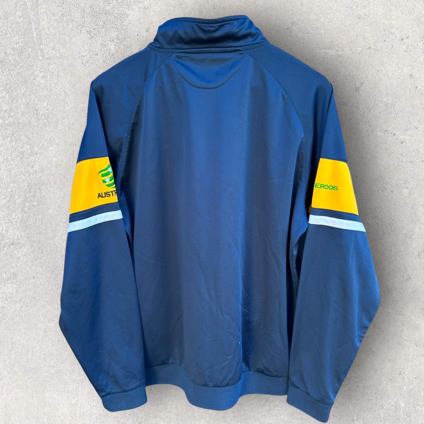 AUSTRALIAN SOCCEROOS VINTAGE BLUE FULL ZIP JACKET