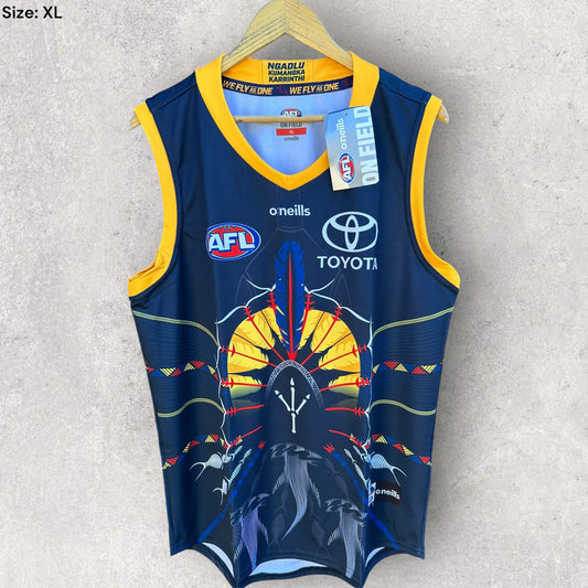 ADELAIDE CROWS 2021 INDIGENOUS GUERNSEY BRAND NEW WITH TAGS