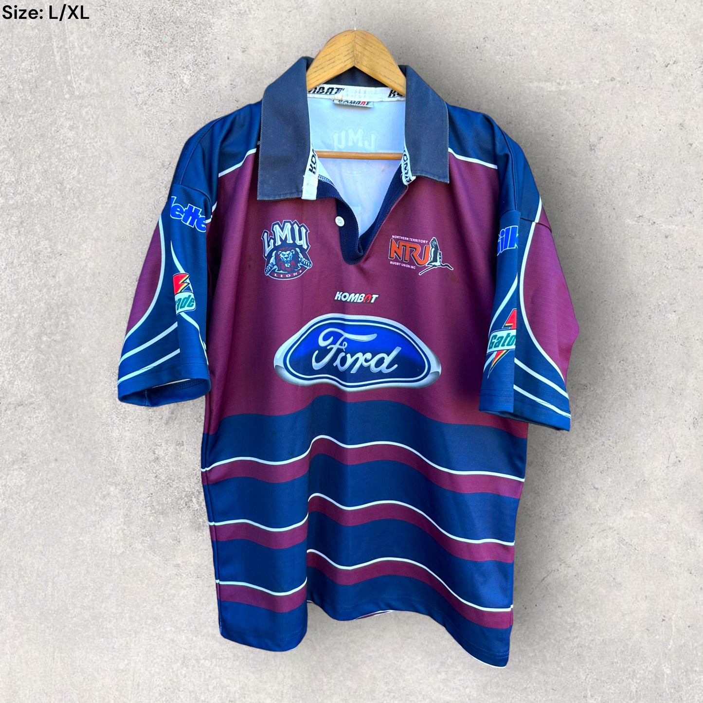 NORTHERN TERRITORY RUGBY UNION MATCH JERSEY