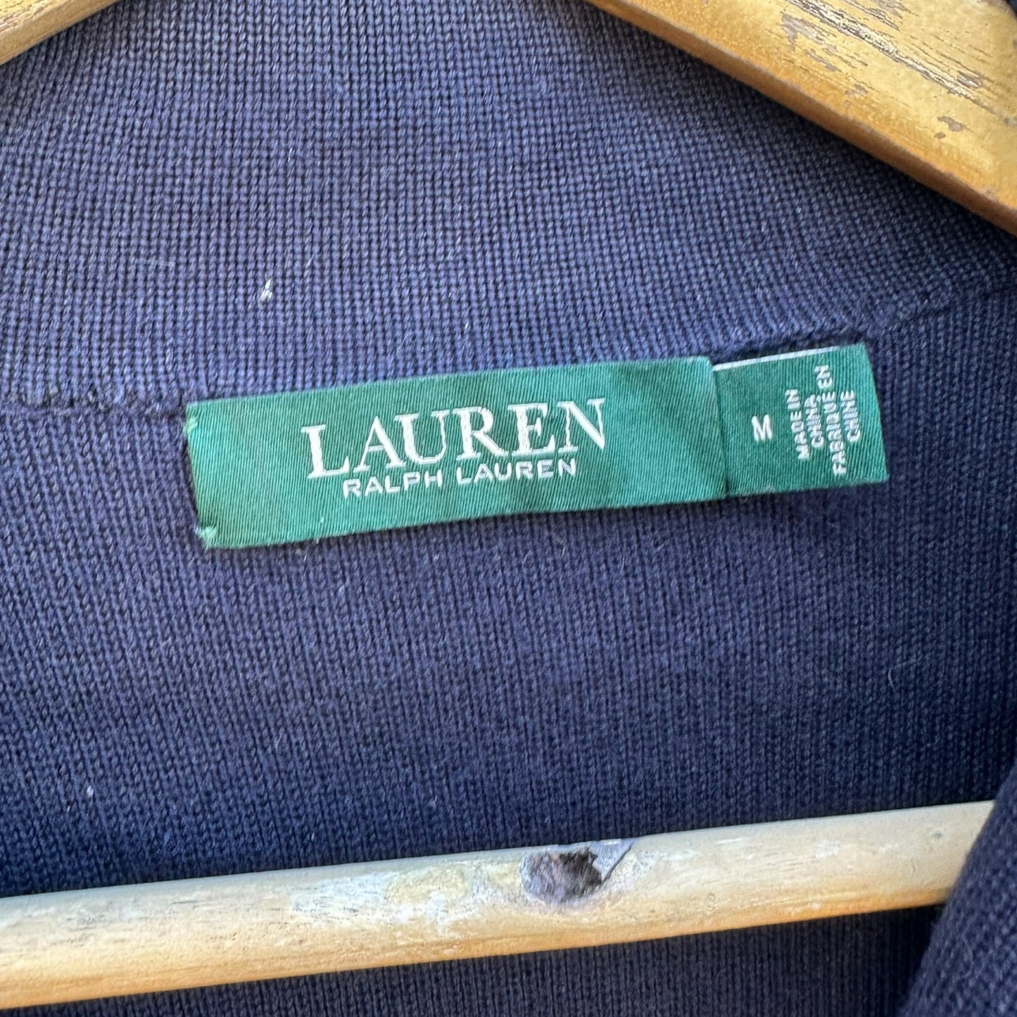RALPH LAUREN LADIES NAVY BLUE BLAZER