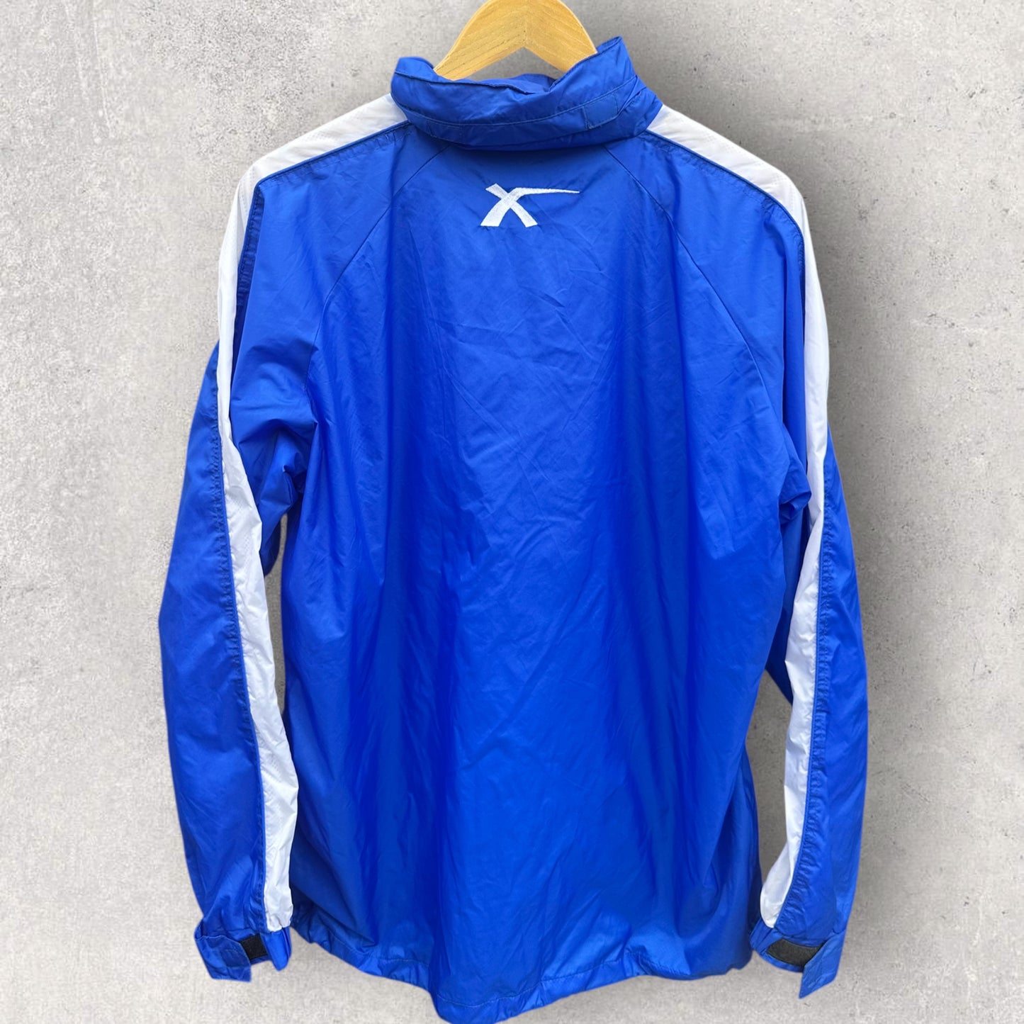 NORTH MELBOURNE KANGAROOS XBLADES ON FIELD BLUE WINDBREAKER JACKET