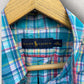 RALPH LAUREN POLO MULTI-COLOURED BLUE LONG SLEEVE DRESS SHIRT