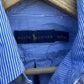 RALPH LAUREN POLO BLUE STRIPPED LONG SLEEVE SHIRT