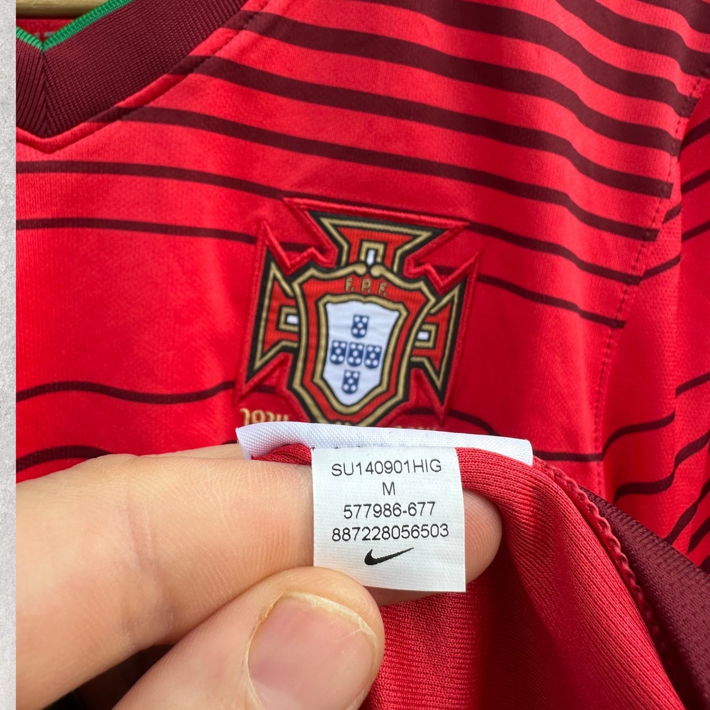 PORTUGAL 2014 HOME NIKE FOOTBALL WORLD CUP JERSEY