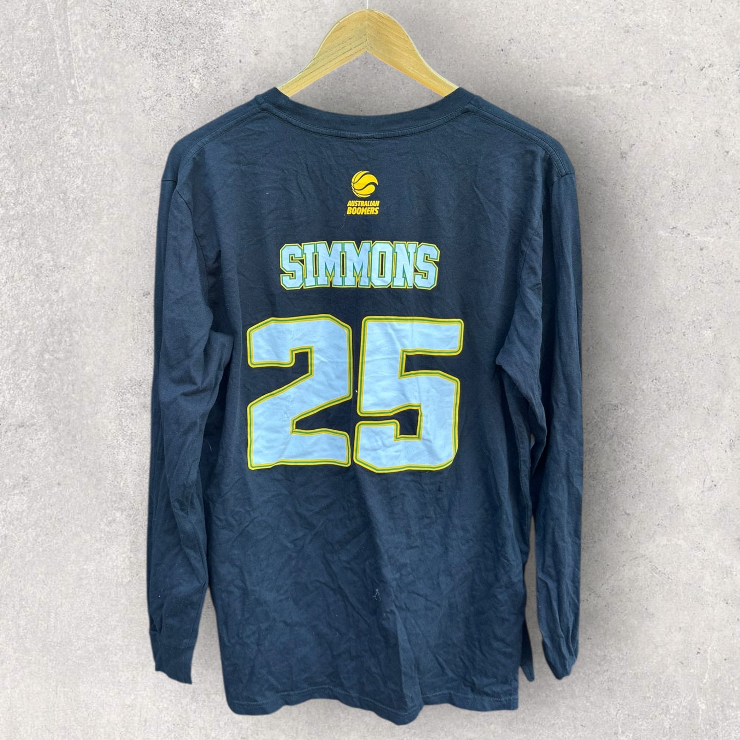 BEN SIMMONS AUSTRALIAN BOOMERS LONG SLEEVE BASKETBALL SHIRT