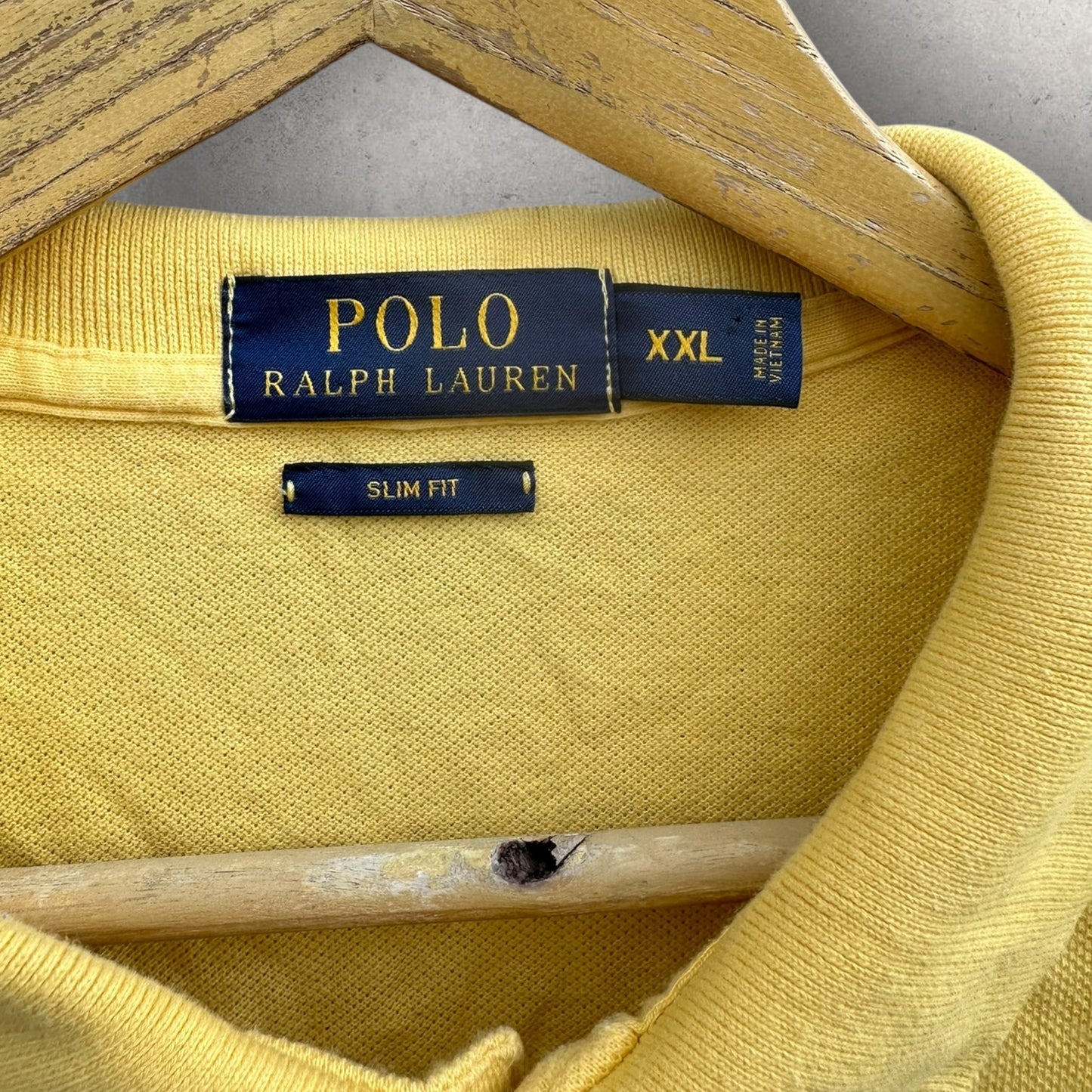 Ralph Lauren Polo Yellow short sleeve polo shirt