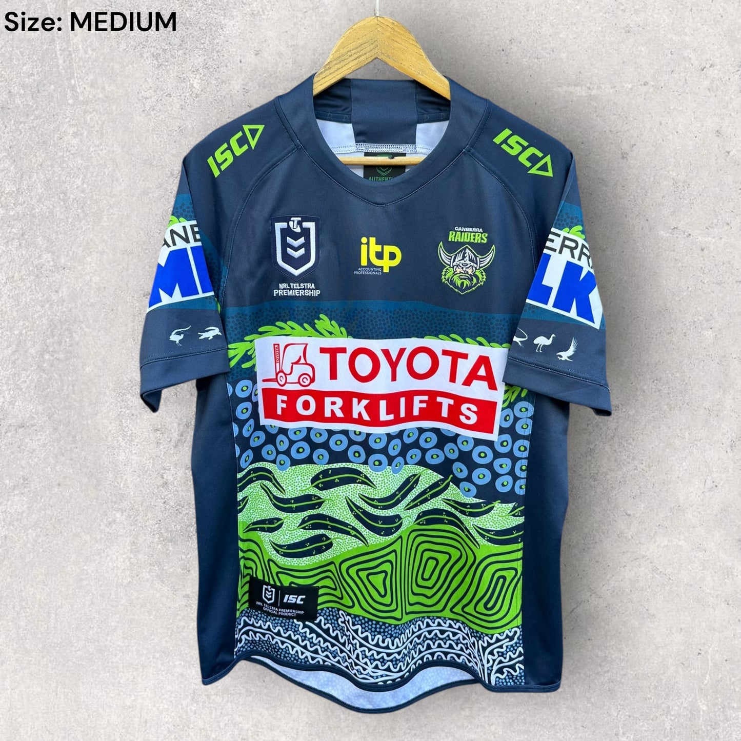 CANBERRA RAIDERS 2022 ISC INDIGENOUS JERSEY