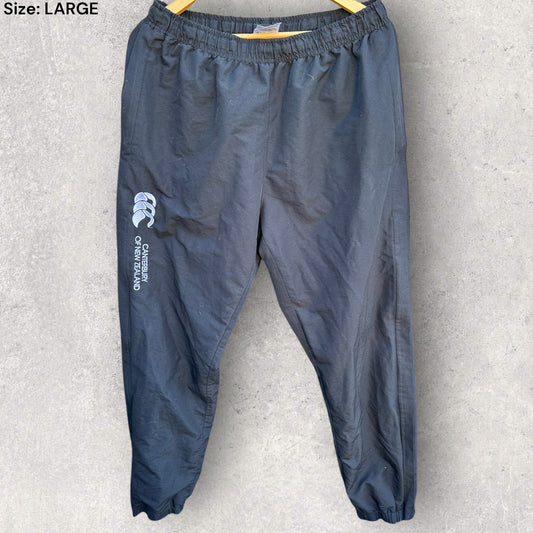 CANTERBURY BLACK TRACK PANTS