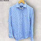 RALPH LAUREN POLO LONG SLEEVE BLUE & WHITE BUTTON UP SHIRT