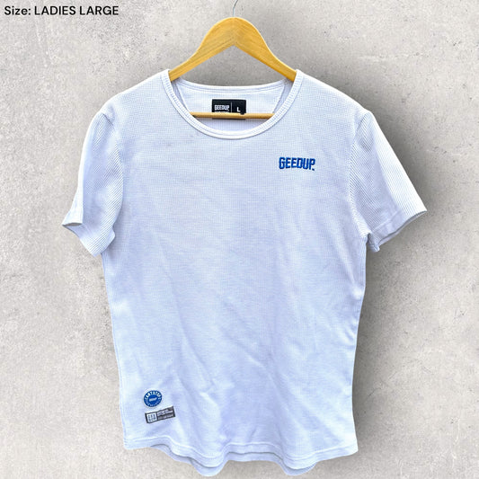 GEEDUP WHITE MESH LADIES SHIRT