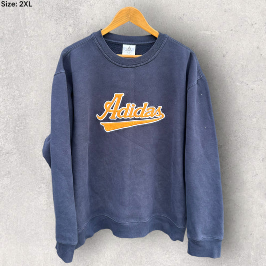 ADIDAS VINTAGE BLUE PULLOVER JUMPER