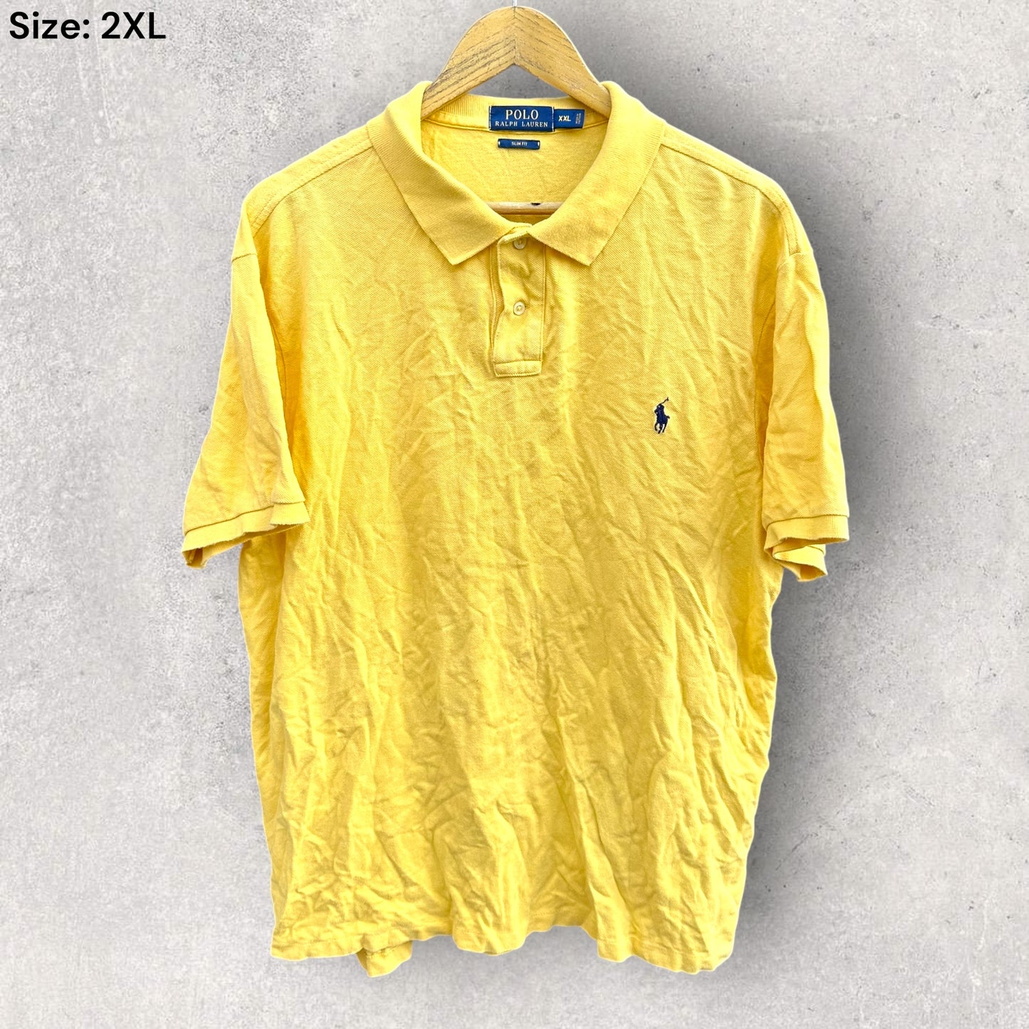 Ralph Lauren Polo Yellow short sleeve polo shirt