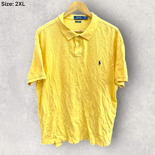 Ralph Lauren Polo Yellow short sleeve polo shirt
