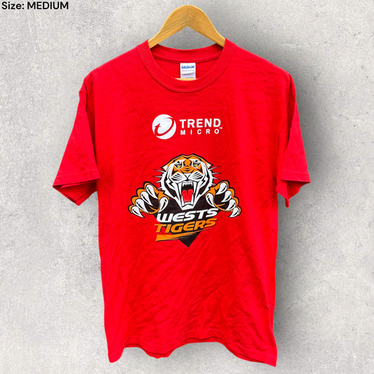 WESTS TIGERS RED T-SHIRT