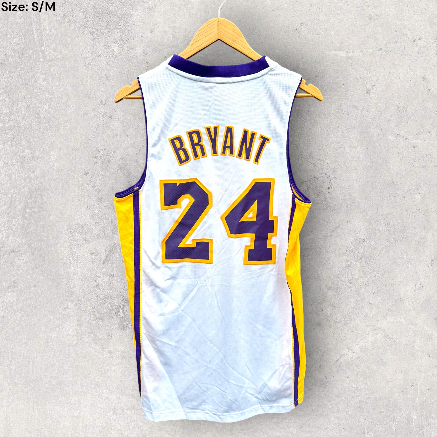 KOBE BRYANT LA LAKERS ADIDAS 2010 WHITE JERSEY