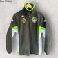 Canberra Raiders ISC Black Chest Zip NRL Fleece Jumper