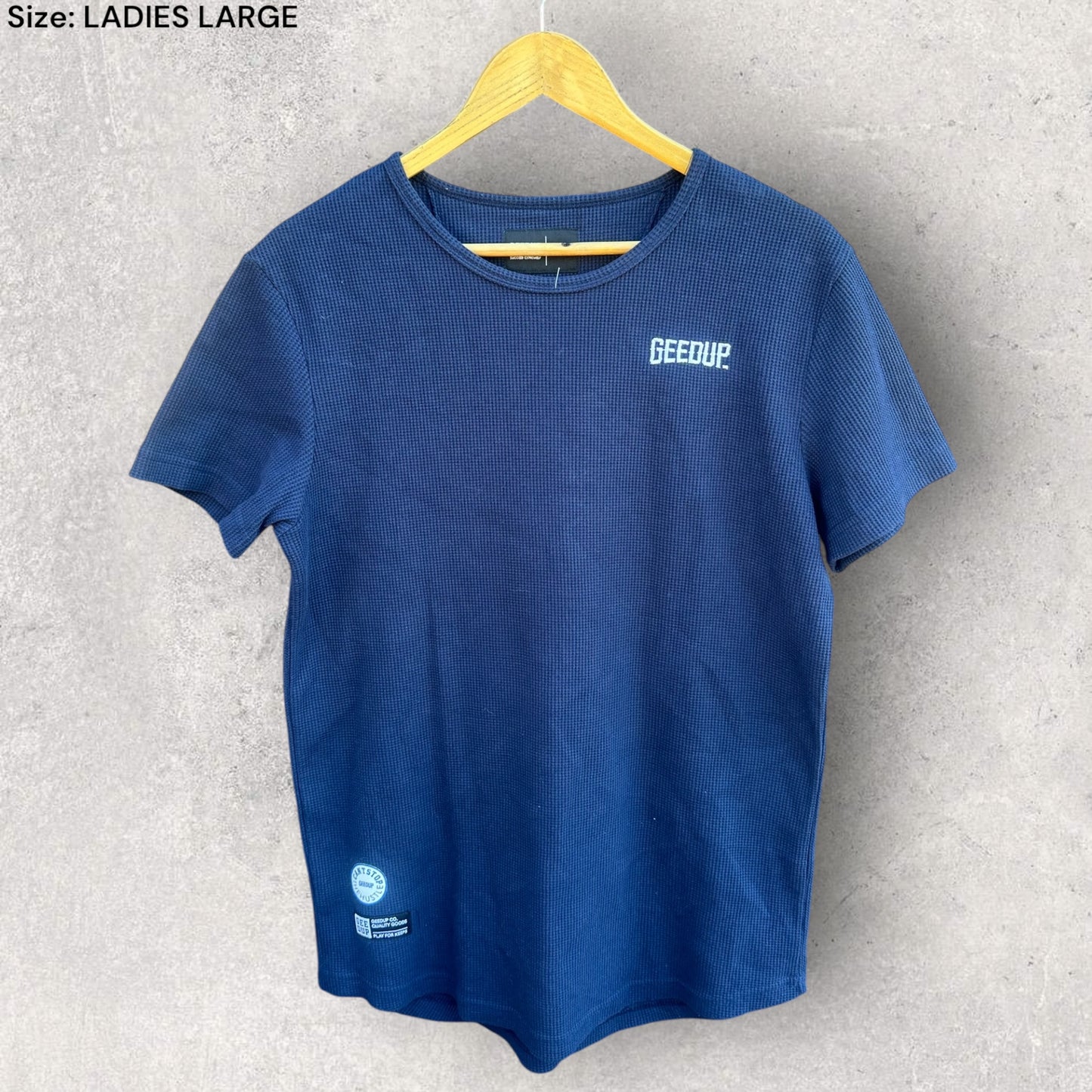 GEEDUP LADIES BLUE MESH SHIRT