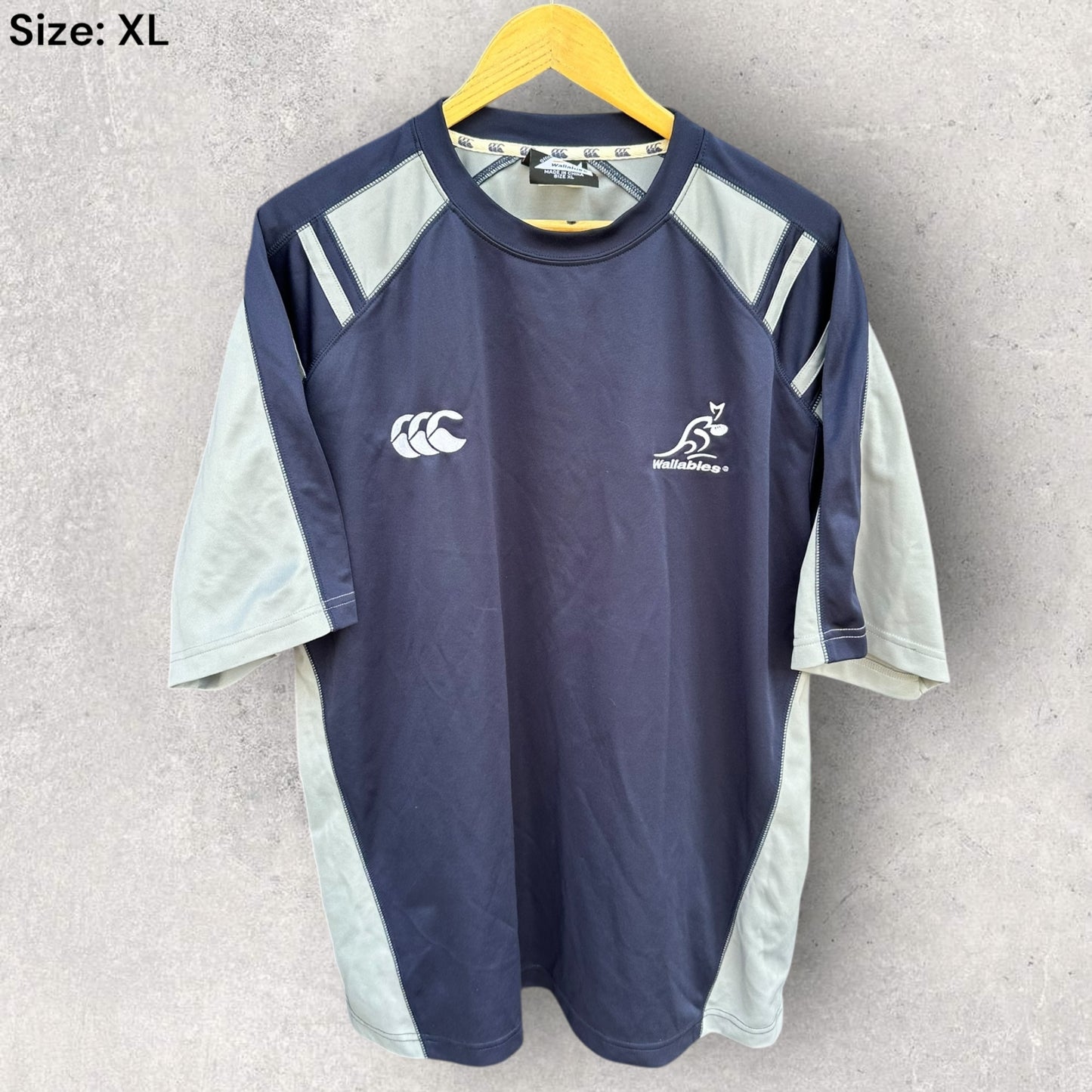 AUSTRALIAN WALLABIES CANTERBURY VINTAGE TRAINING SHIRT