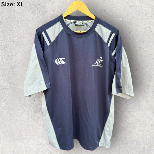 AUSTRALIAN WALLABIES CANTERBURY VINTAGE TRAINING SHIRT