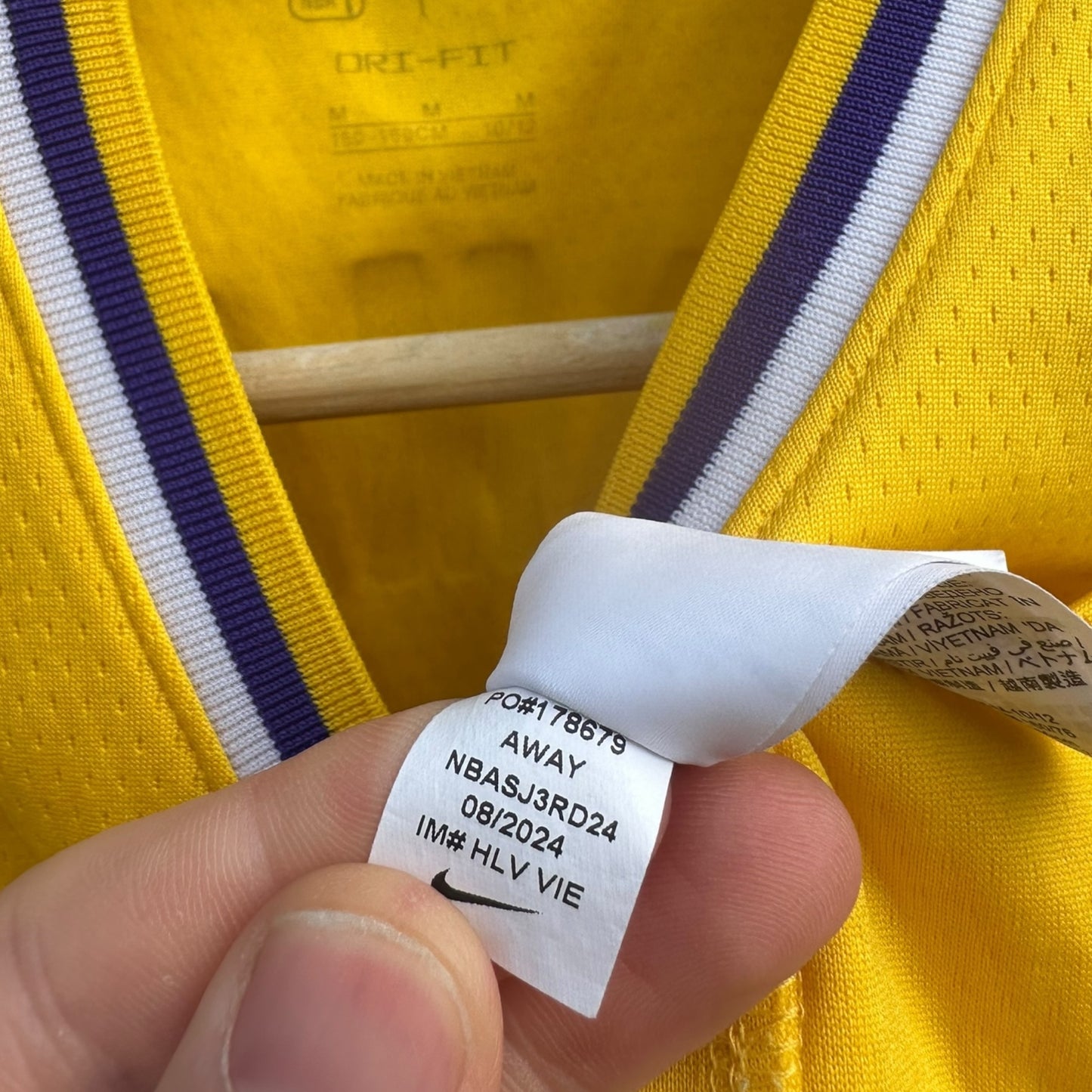 Lebron James LA Lakers Nike Kids Swingman 2024 NBA Jersey