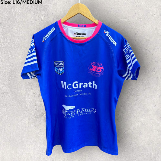NARELLAN JETS PLAYER MATCH JERSEY RUGBY LEAGUE