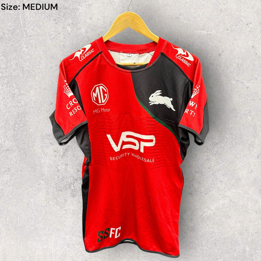 SOUTH SYDNEY RABBITOHS 2023 TRAINING DRILL JERSEY PLAYER WORN