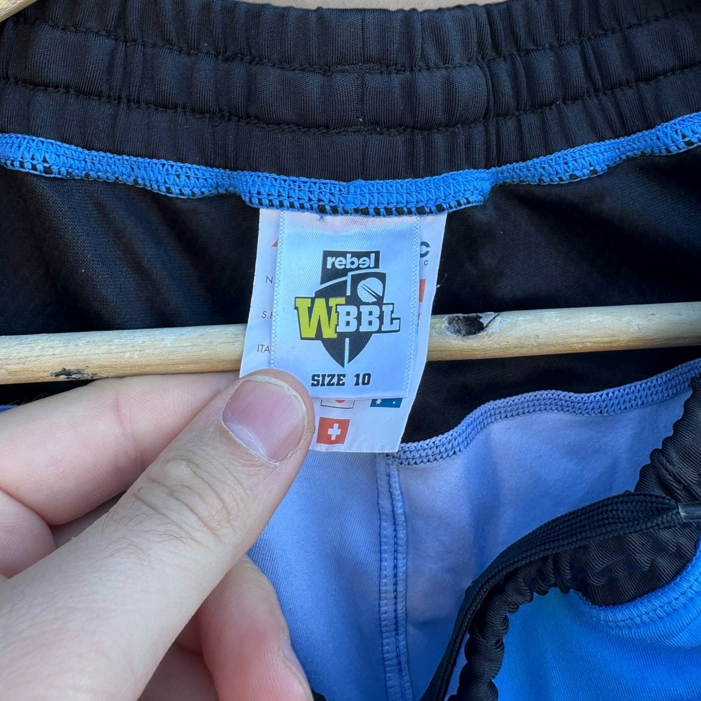 ADELAIDE STRIKERS WBBL MATCH WORN CRICKET PANTS AJ WELLINGTON