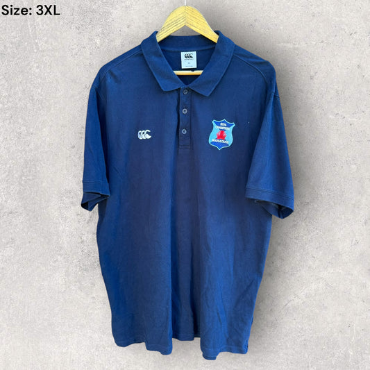 NSW Waratahs 2014 Super Rugby Champions Canterbury Blue Polo Shirt