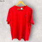 NIKE MULTI LOGO RED SHORT SLEEVE SHIRT