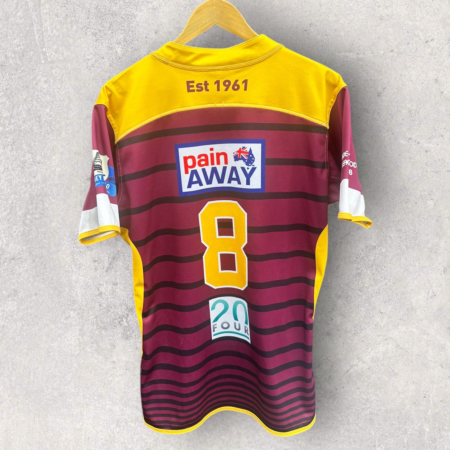 HOLY CROSS RHINOS MATCH WORN RUGBY LEAGUE JERSEY