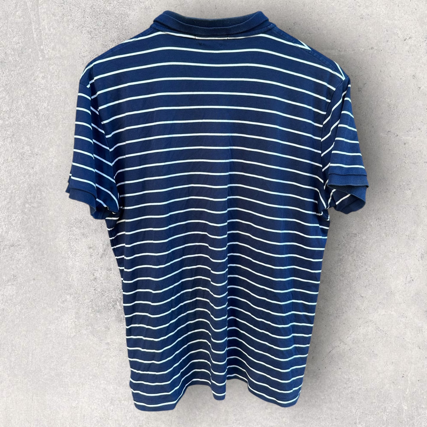 RALPH LAUREN POLO BLUE STRIPPED SHIRT