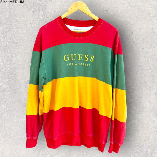 GUESS MULTI-COLOURED PULLOVER JUMPER