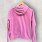 NIKE WOMENS PINK HOODED JUMPER