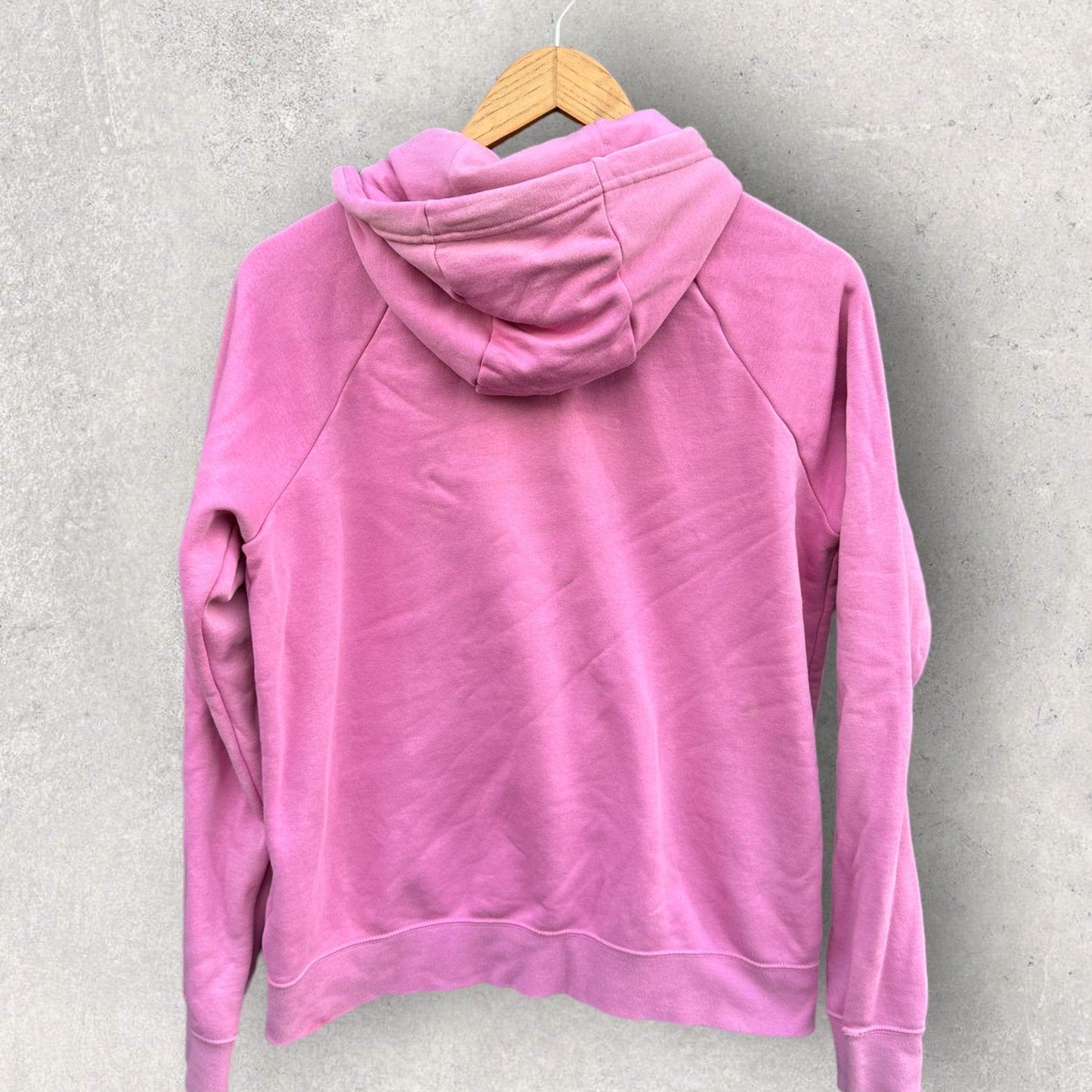 NIKE WOMENS PINK HOODED JUMPER