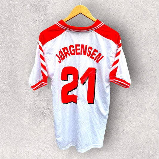 MATHIAS JORGENSEN DENMARK 2023 AWAY JERSEY