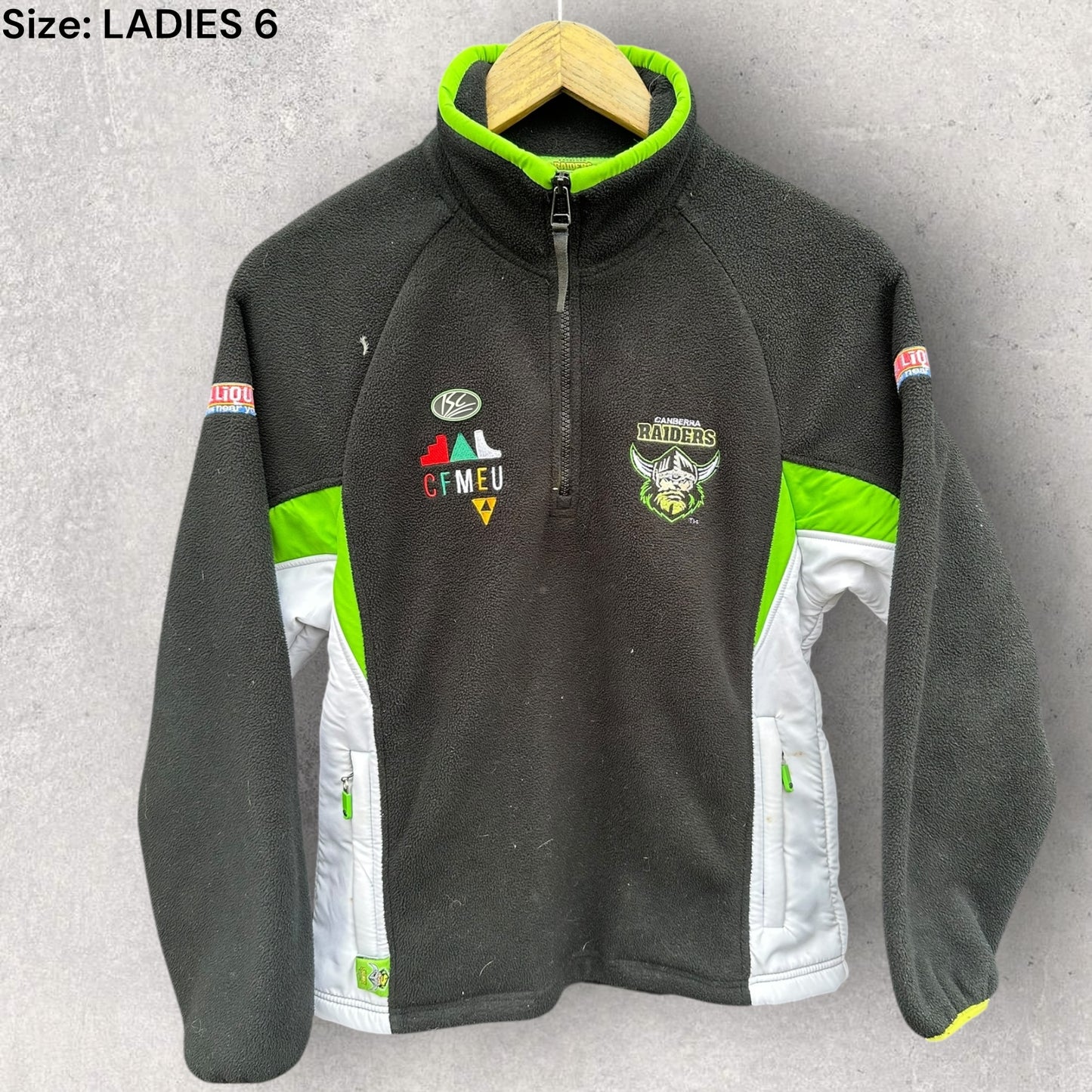 Canberra Raiders Ladies Vintage Fleece NRL Jacket