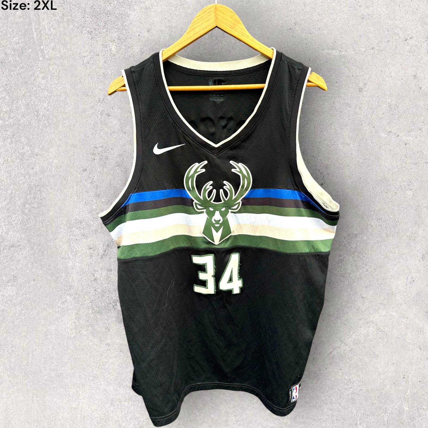 GIANNIS ANTETOKOUNMPO MILWAUKEE BUCKS NIKE JERSEY