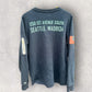 Seattle Mariners US Army Pullover MLB Blue Baseball Jumper