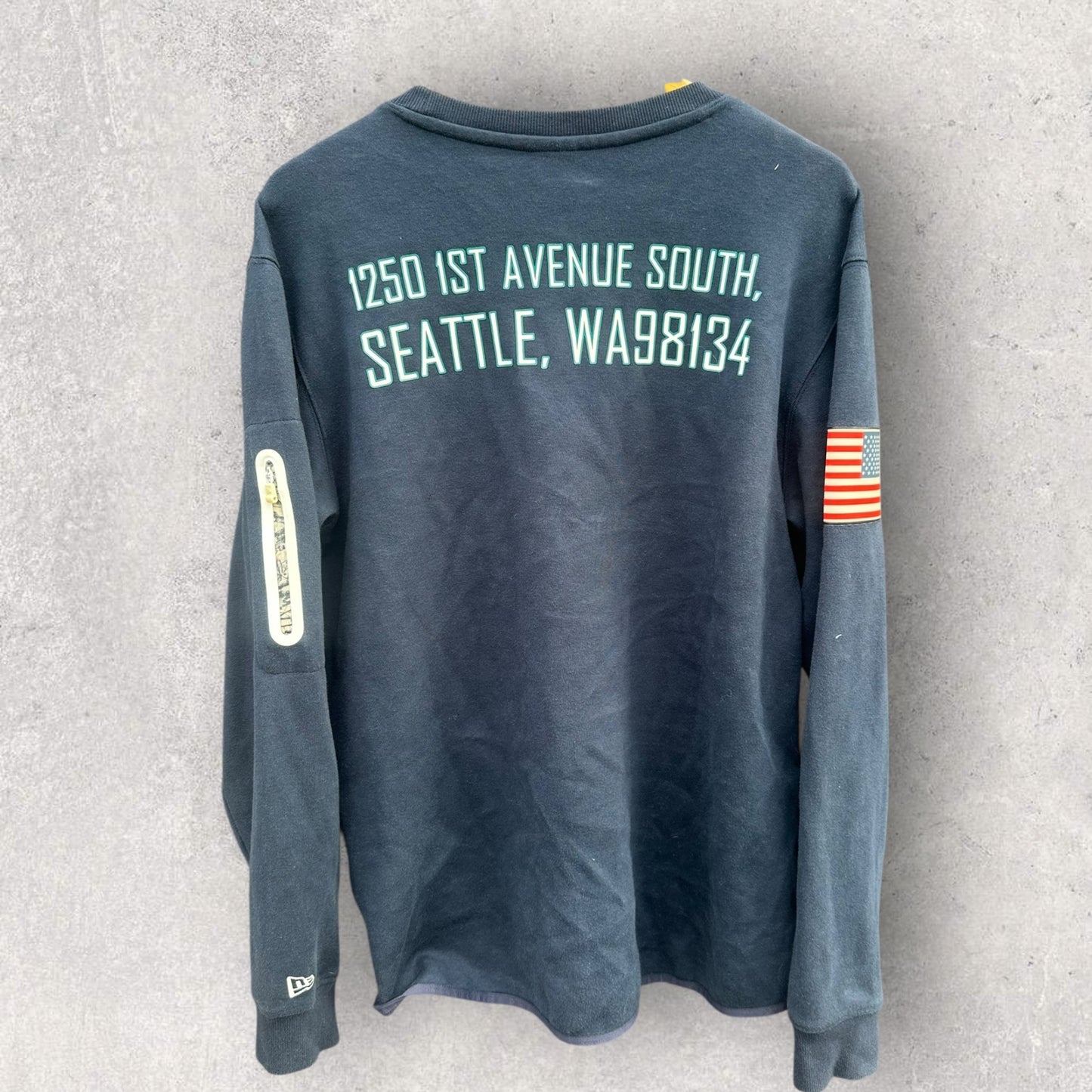 Seattle Mariners US Army Pullover MLB Blue Baseball Jumper
