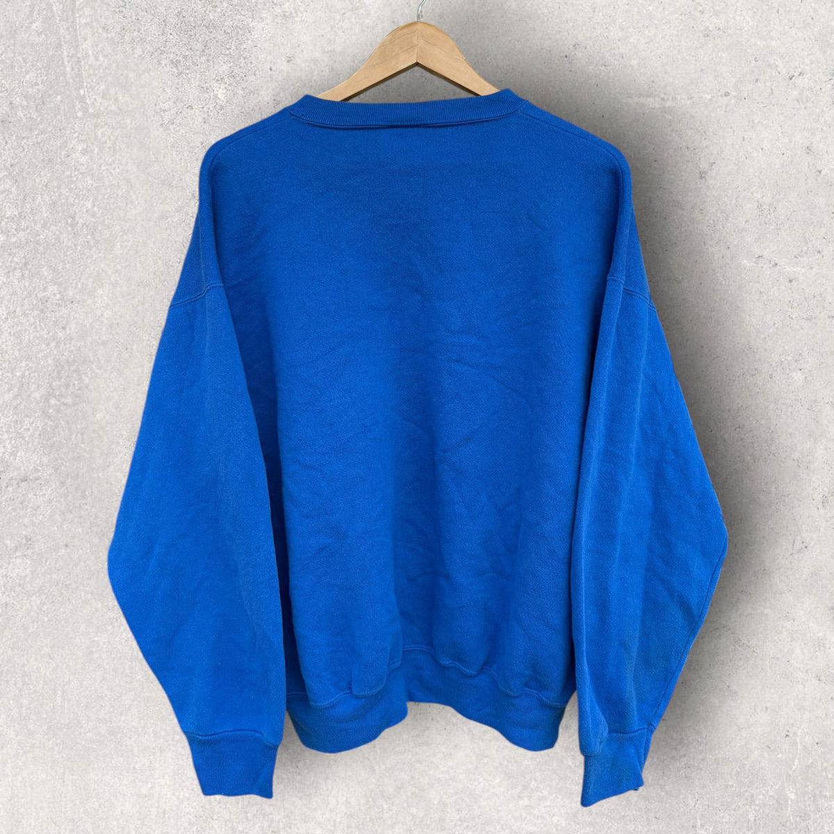 LA Rams Tultex NFL Super Bowl 2000 Champions Vintage Blue Crew Neck Jumper