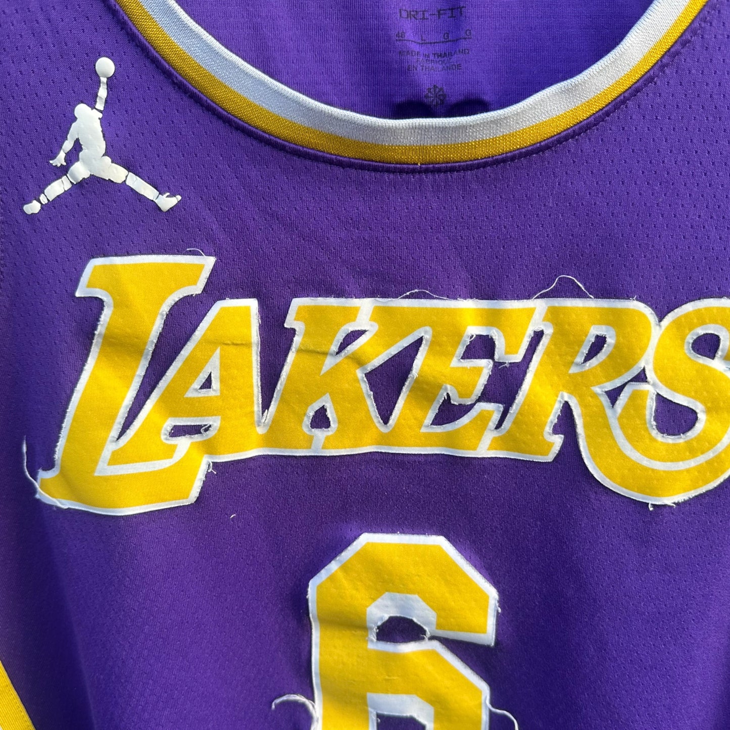 LEBRON JAMES LA LAKERS PURPLE NIKE JERSEY