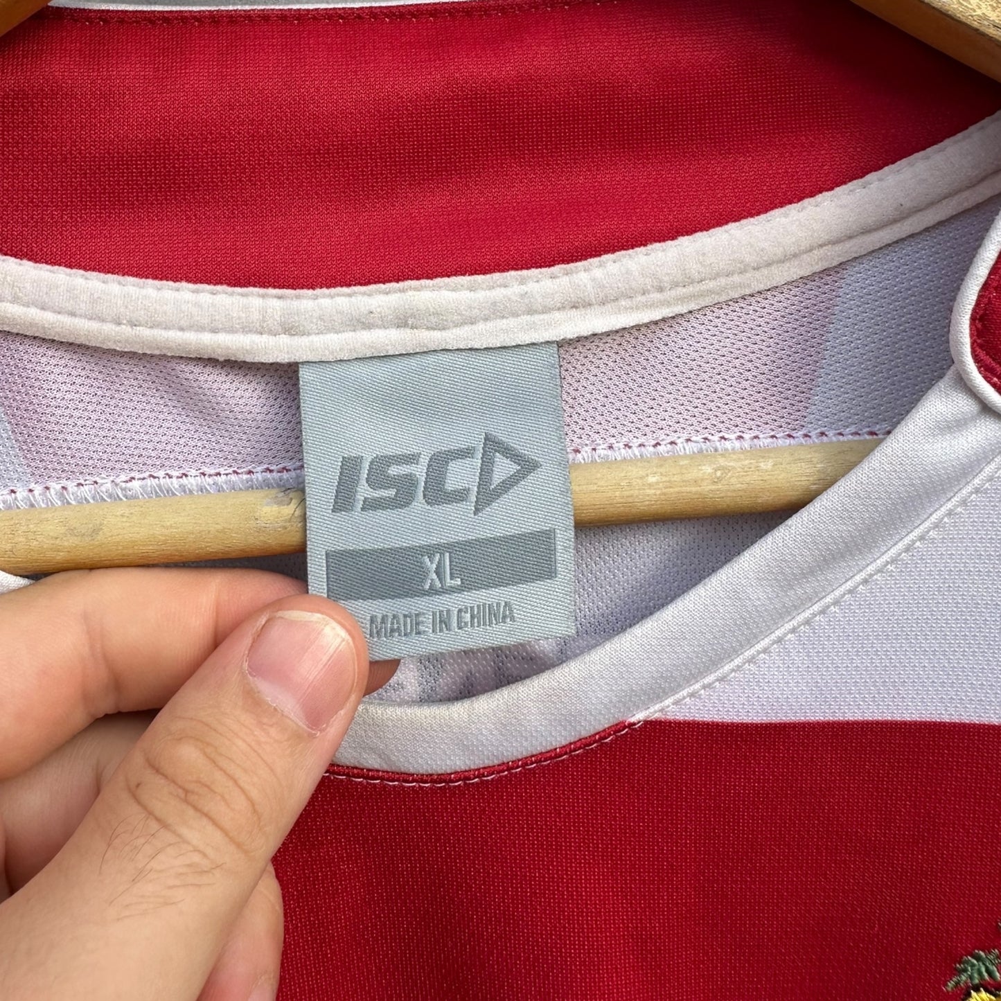 WIGAN WARRIORS 2013 ISC RUGBY LEAGUE JERSEY